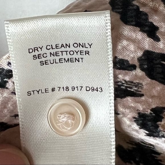 Rebecca Taylor Silk Leopard / Cheetah Print Dress - Size 12 - Picture 11 of 12